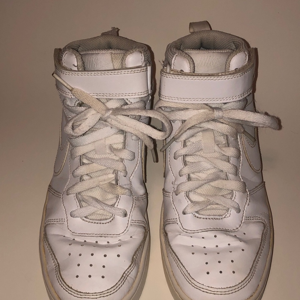 Nike Air Force Ones Youth Size 6 6Y High Top White 2019 CD7782-100